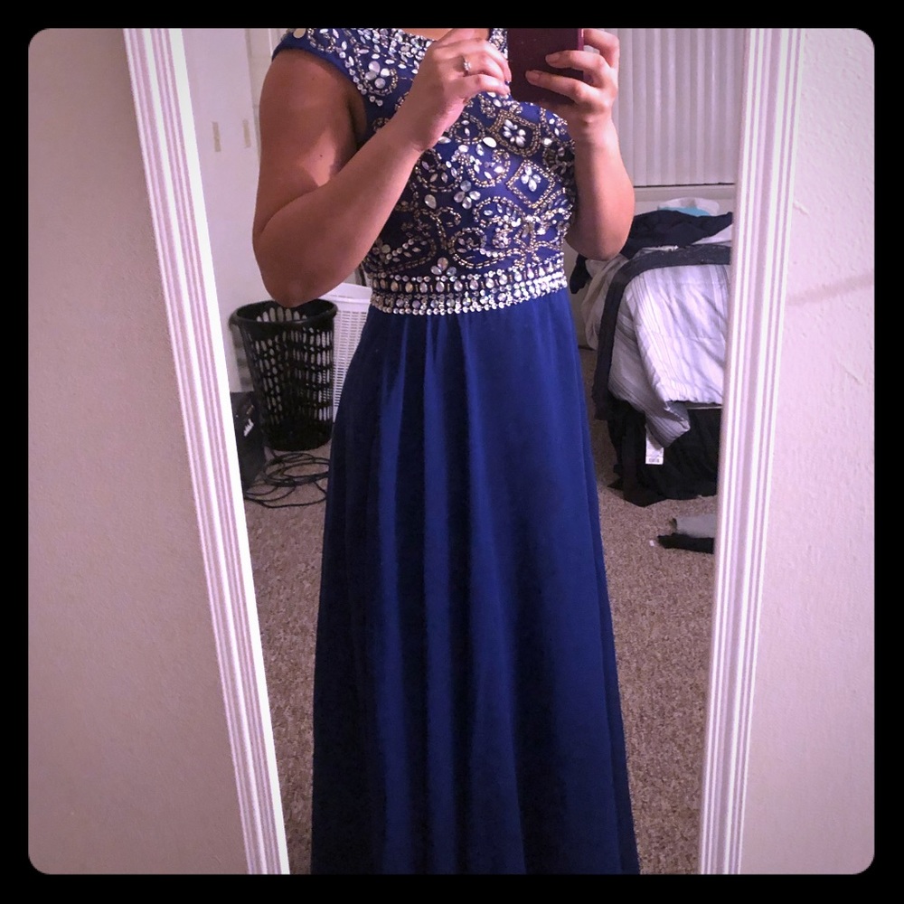 Royal Blue Prom Dress 👗